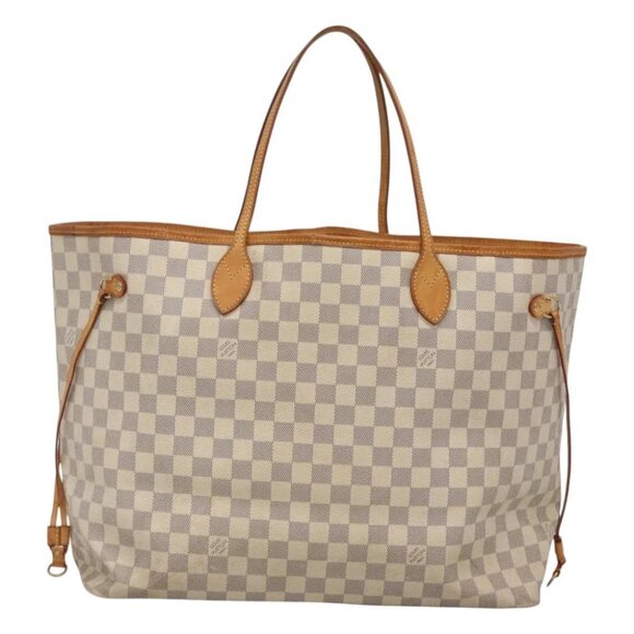 LOUIS VUITTON Damier Azur Neverfull GM Tote Bag N41360 LV Auth MX436 - Picture 5 of 15